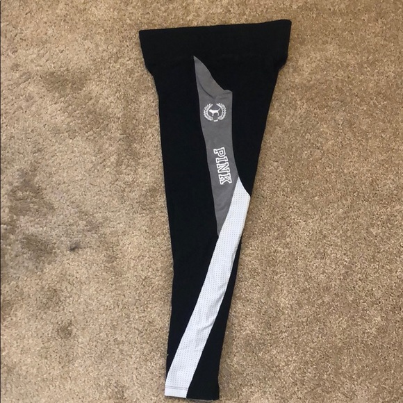 PINK Victoria's Secret Pants - Victoria’s Secret Pink Leggings Black Medium